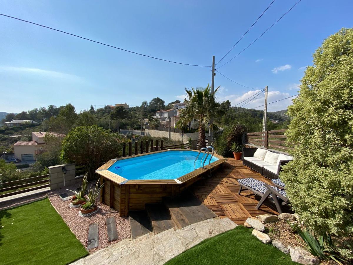 Amazing Vila Close To Sitges, Jacuzzi, Swimming Pool & Exellent Views 올리벨라 외부 사진